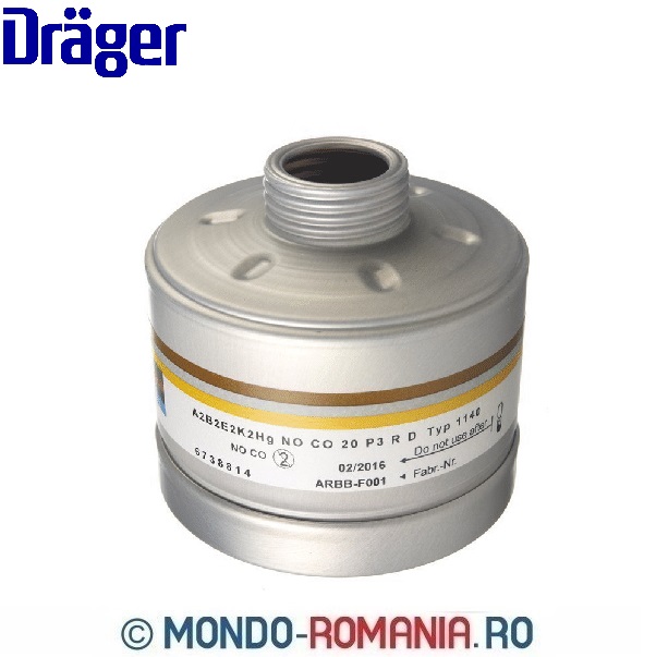 Filtre masti DRAGER XPLORE 6000 - DRAGER RD40 A2B2E2K2HgNO CO 20 P3 RD - 6738814